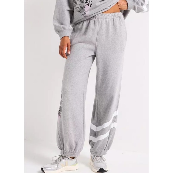 Free People Movement Heather Grey Joggers‎ Lounge Sweatpants Athleisure NWT Sz L - Picture 9 of 13